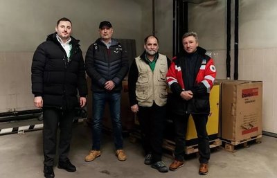 Generatoren von ADRA versorgen ein medizinisches Zentrum in Kiew mit Strom