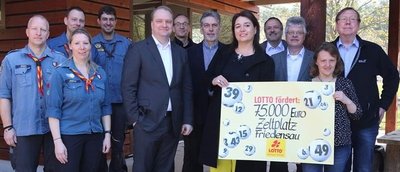 Lotto fördert Zeltplatz in Friedensau